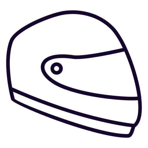 Icono plano de casco de motocicleta icono de motocicleta Diseño PNG