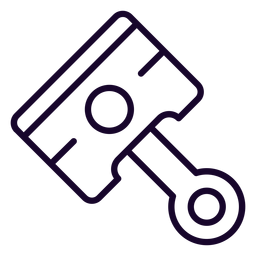 Motorcycle piston stroke icon Motorcycle piston stroke icon