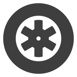 Motorcycle wheel icon PNG Design