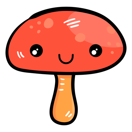 Mushroom cartoon icon
