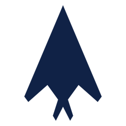 Militärflugzeug Draufsicht Transport Silhouette PNG-Design