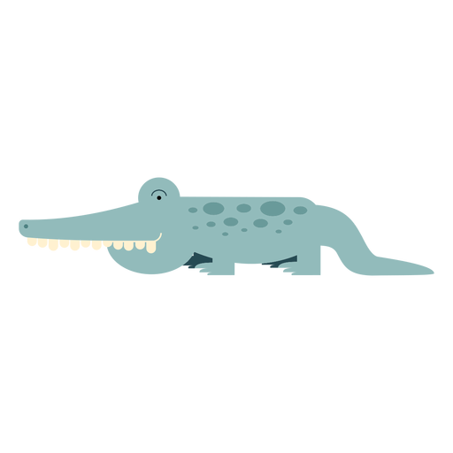 Ilustración de cocodrilo del Nilo Diseño PNG