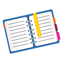 Icono de cuaderno abierto Icono de cuaderno abierto