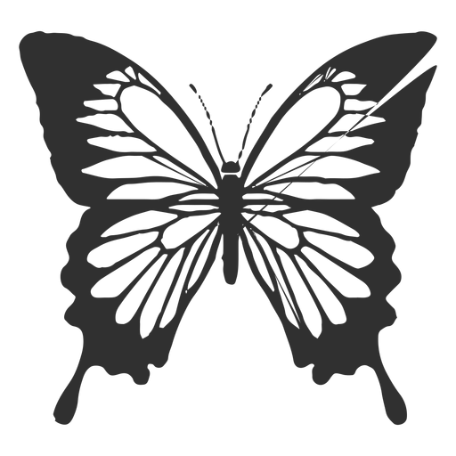 Papilio-ulysses-Schmetterlingsschattenbild PNG-Design