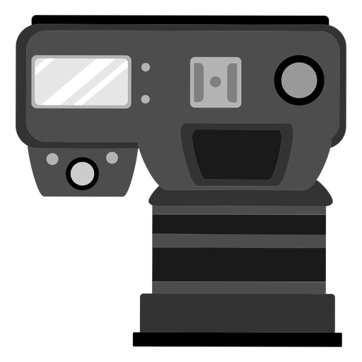Photo camera top view icon