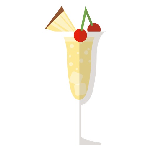 Pina Colada Cocktail-Ikone PNG-Design