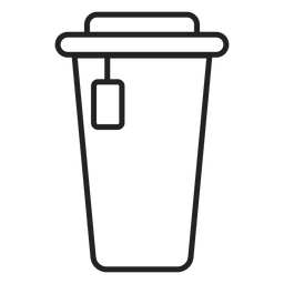 Plastic coffee cup icon Transparent PNG