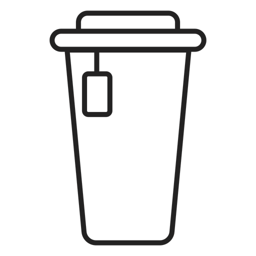 Plastikkaffeetassenikone PNG-Design
