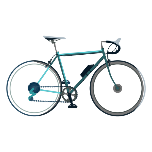 Icono de bicicleta de carreras Diseño PNG