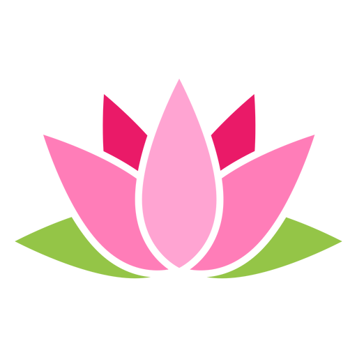 Icono de loto sagrado Diseño PNG