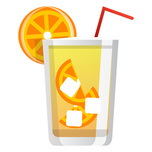 Screwdriver cocktail icon PNG Design