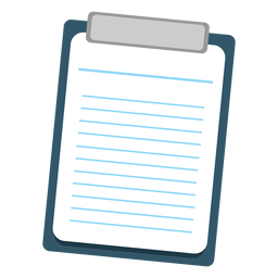 Sheet on clipboard icon PNG Design