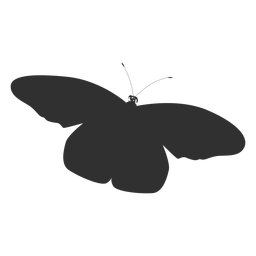 Einfache Schmetterling fliegen Silhouette PNG-Design
