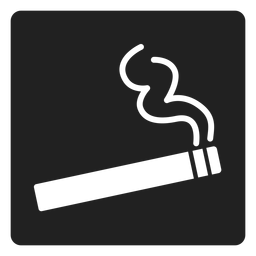 Simples ícone quadrado de cigarro Simples ícone quadrado de cigarro