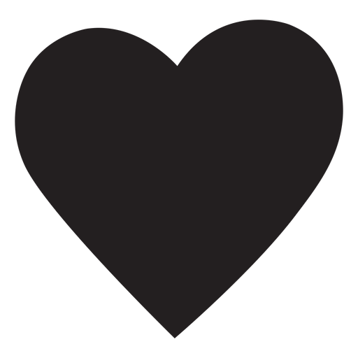 Simple heart silhouette