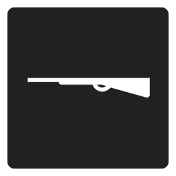 Einfaches Schrotflintenquadrat-Symbol PNG-Design