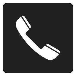 Simple icono de telefono cuadrado Simple icono de telefono cuadrado