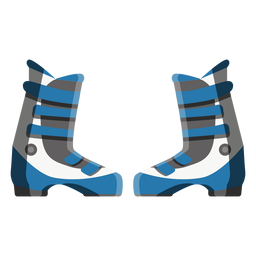 Ski boots icon PNG Design