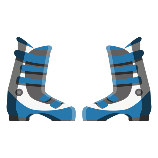 ?cone de botas de esqui Desenho PNG