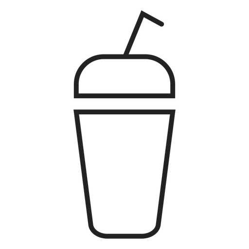 Icono de taza de batido Diseño PNG