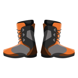 Ícone de botas de snowboard Desenho PNG