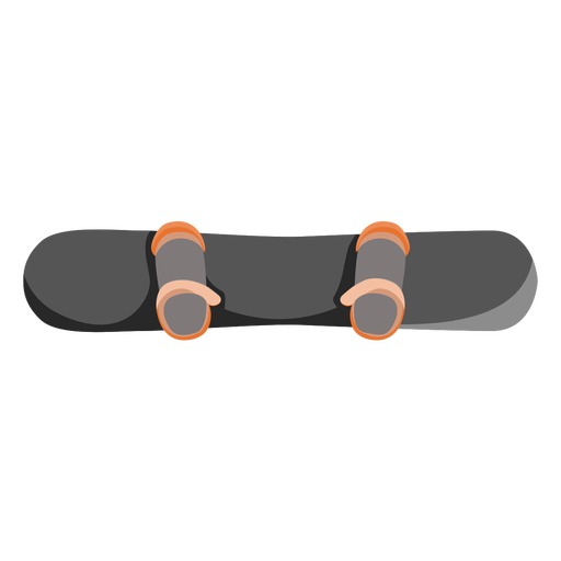 Snowboard Draufsicht-Symbol PNG-Design