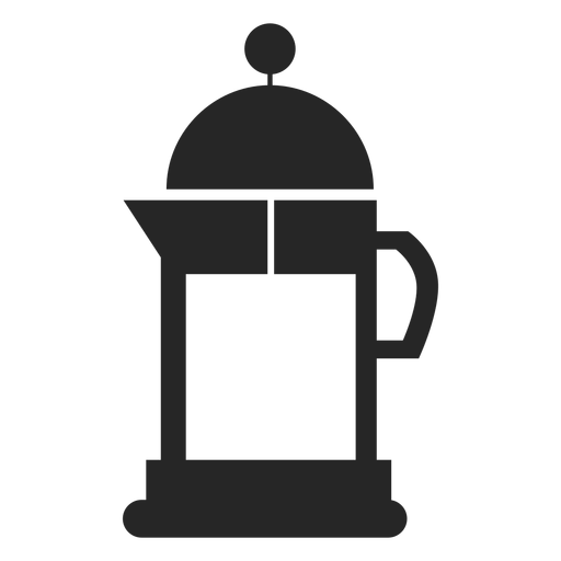 Stovetop coffee maker flat icon