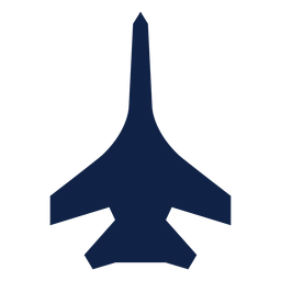 Long airplane top view silhouette PNG Design Transparent PNG