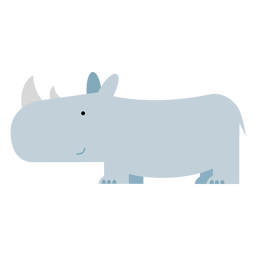 Sumatran rhinoceros illustration PNG Design