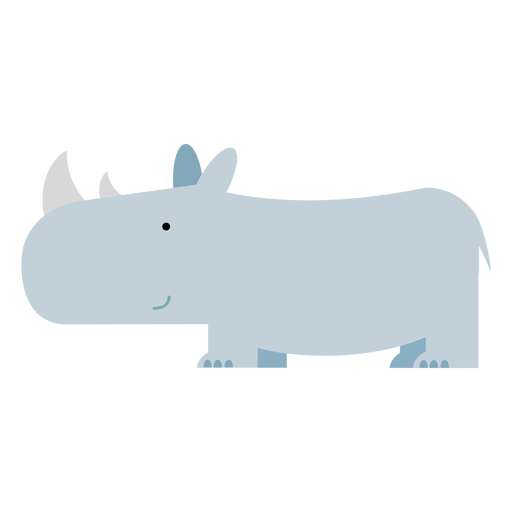 Ilustração de rinoceronte de Sumatra Desenho PNG