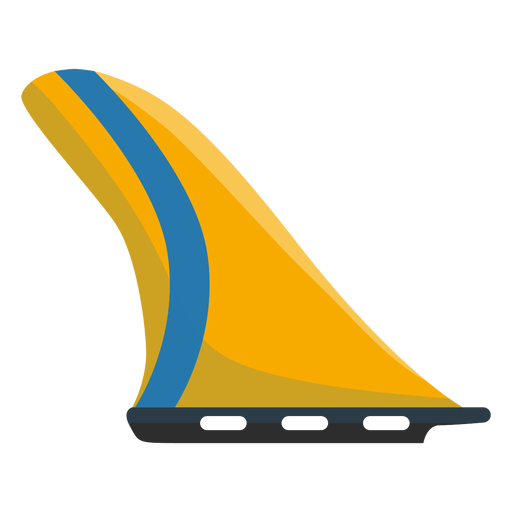 Ícone de barbatana de surf Desenho PNG