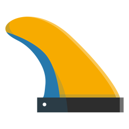 Surfbrett Finne Symbol PNG-Design