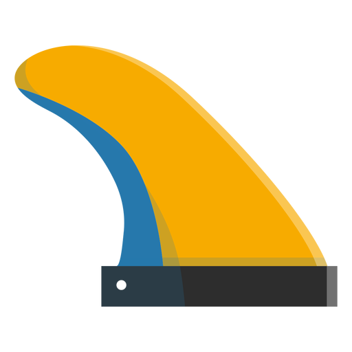 Icono de aleta de tabla de surf Diseño PNG