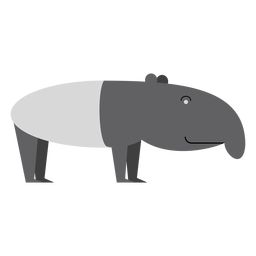Tapir illustration PNG Design