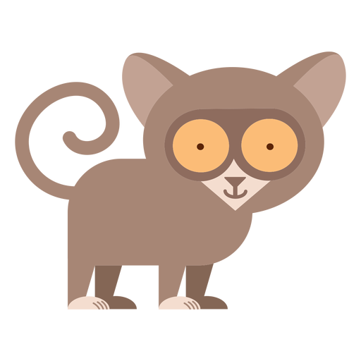 Tarsier primate illustration