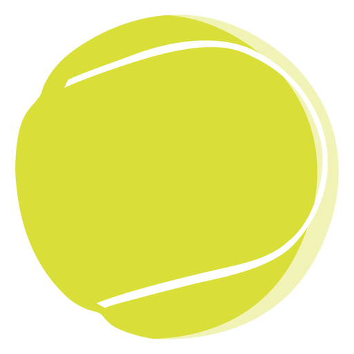Icono de pelota de tenis elementos de tenis