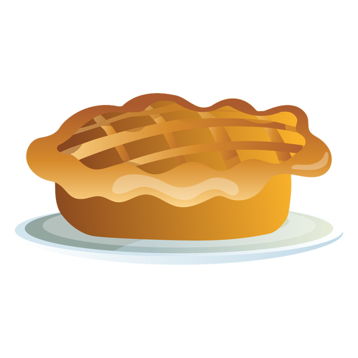 Thanksgiving pie illustration PNG Design