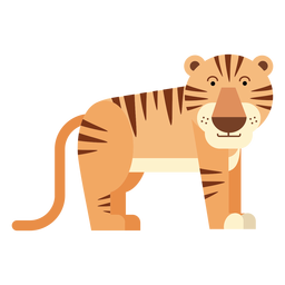 Ilustração de tigre Desenho PNG