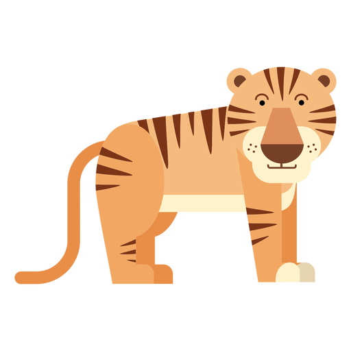 Tigerillustration PNG-Design
