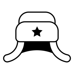 Ushanka Hut Symbol PNG-Design