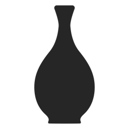Vase flat icon PNG Design