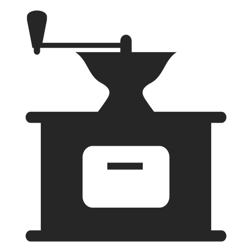 Vintage coffee grinder flat icon - Transparent PNG & SVG ...