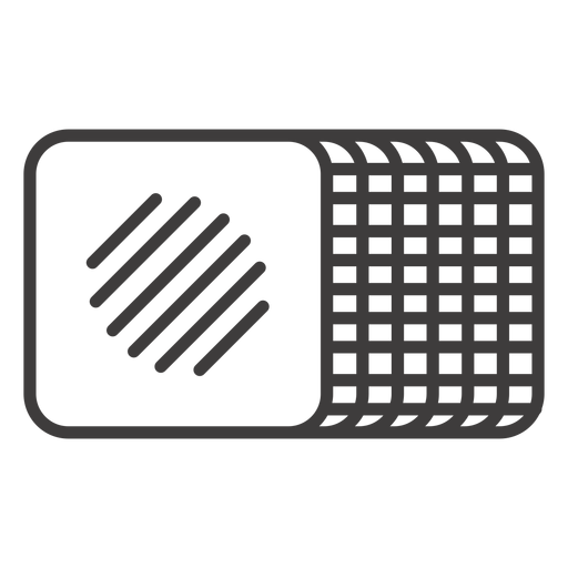 Waffle stroke food icon Transparent PNG Waffle stroke food icon Transparent PNG