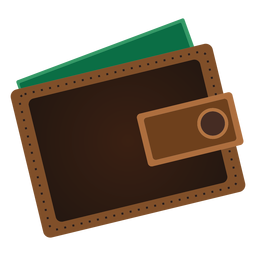 Iconos de viaje de icono de cartera Diseño PNG