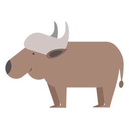 Water buffalo illustration PNG Design
