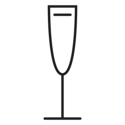Ícone de taça de vinho branco Transparent PNG