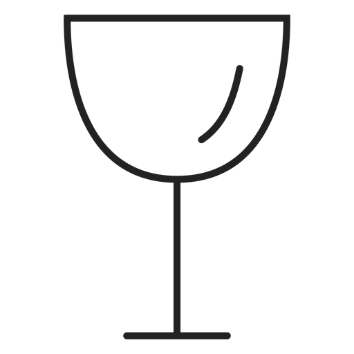 Weinglas-Symbol Getränkesymbol PNG-Design