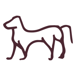 Egyptian animal traditional symbols PNG Design
