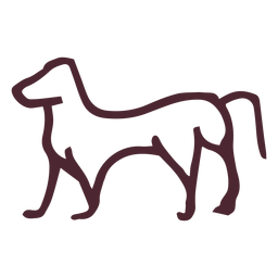 Símbolos tradicionales de animales egipcios Diseño PNG