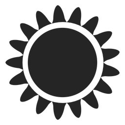 Sun graphics icon PNG Design